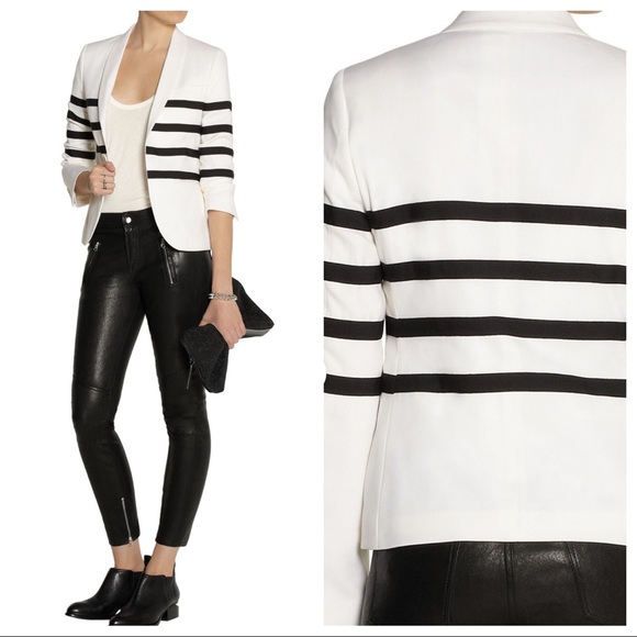 each other Jackets & Blazers - EACH X OTHER Paris Striped wool blazer Sz.S
